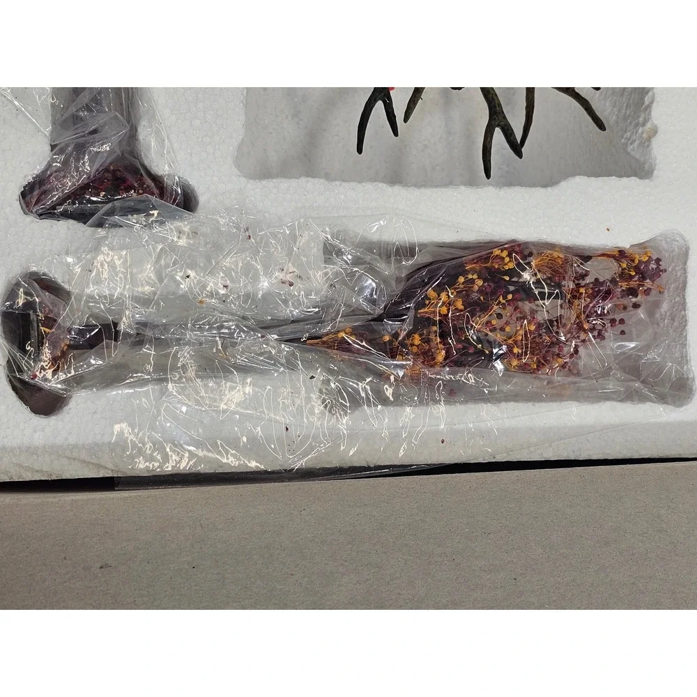 Department 56 Autumn Halloween Landscape Set 56.05755 Village Accessory 6 Piece